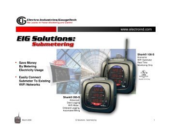What is Submetering? - Electro Industries