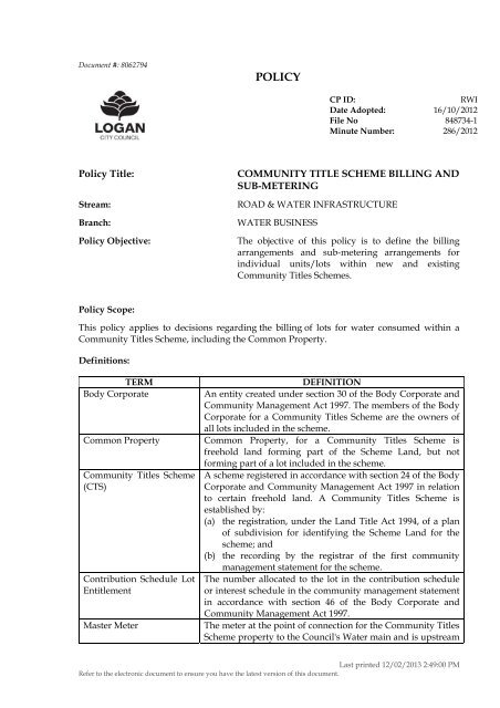 council letterhead - Logan City Council