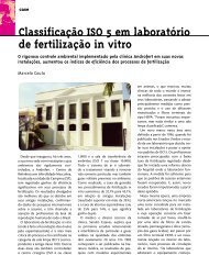 Classificação ISO 5 em laboratório de fertilização in vitro - SBCC