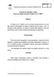 Cenários Dissonantes - Câmara Municipal de Belo Horizonte