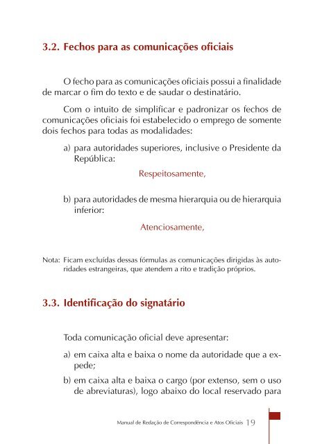 Manual de Redação de Correspondência e Atos Oficiais