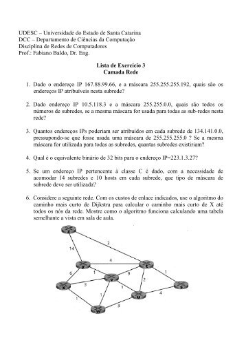 Departamento de Ciências da Computação ... - WWW2 - Udesc