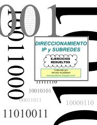 Direccionamiento IP y subredes. Ejercicios resueltos