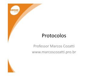 Aula cálculo de subrede - Professor Marcos Cozatti