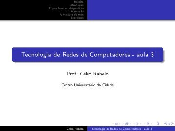 Subrede - Prof. Celso Rabelo