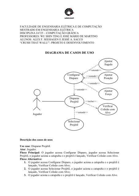 Caso de Uso - Fluxo Principal - Até o Momento