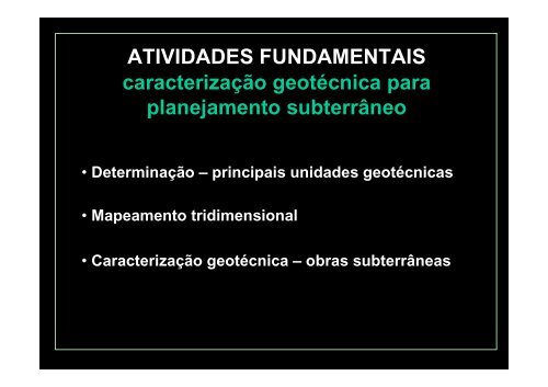 Caracterização Geotécnica do Subsolo de Curitiba para o - CBTU