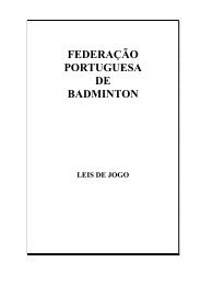 federação portuguesa de badminton - A lfarr á bio - Cooperativa ...
