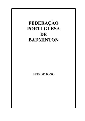 federação portuguesa de badminton - A lfarr á bio - Cooperativa ...