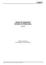 SEGURO DE TRANSPORTE NACIONAL E INTERNACIONAL - Mapfre