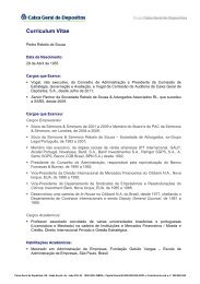 Curriculum Vitae - Caixa Geral de Depósitos