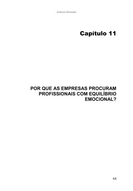 o perfil do profissional de sucesso do mundo moderno - Anderson ...