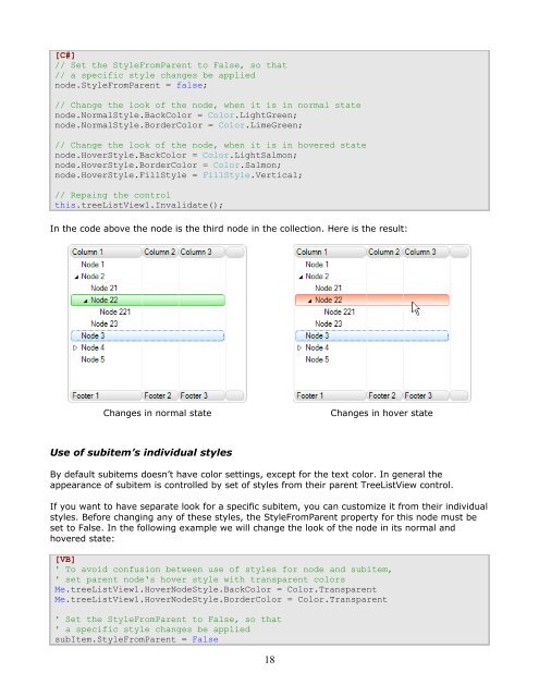 IntegralUI TreeListView User Guide - Lidor Systems