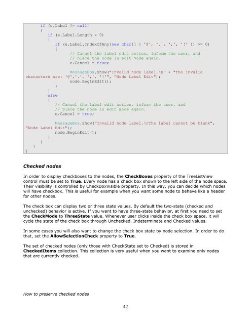 IntegralUI TreeListView User Guide - Lidor Systems