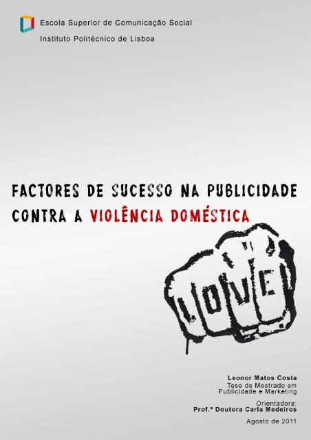 Factores de Sucesso na Publicidade Contra a Violência