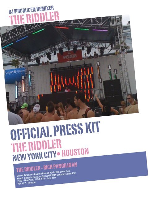 DOWNLOAD DJ Riddler's Press Kit CLICK HERE - The Riddler