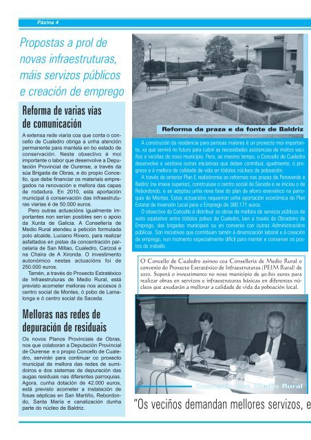 Revista Municipal Nº 5 (PDF 2.49 Mb) - Concello de Cualedro