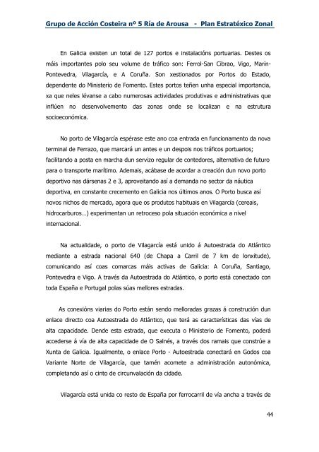 Plan EstratÃ©xico Zonal do GAC RÃa de Arousa 03 - Grupos de ...