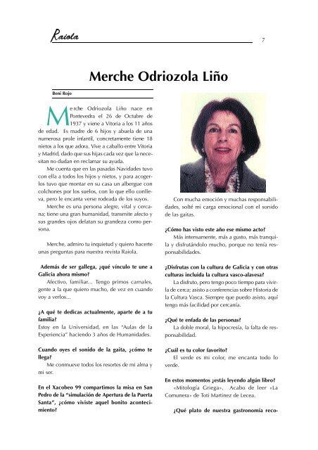 + Descargar revista nº 10 (PDF) - Centro Gallego de Vitoria