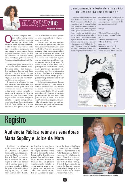 Edição 3 e 4 - Jornal Folha Cidade Baixa