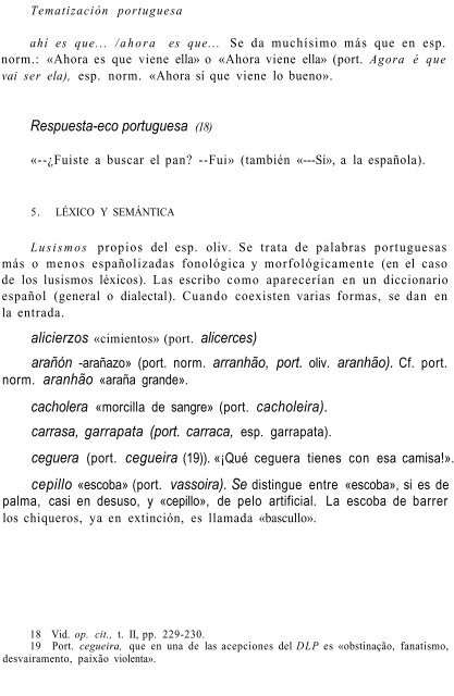 Apuntes para la descripción del español hablado en Olivenza; (88 Kb)