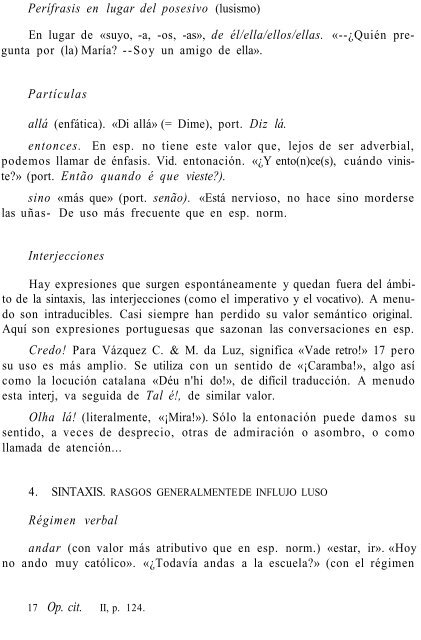 Apuntes para la descripción del español hablado en Olivenza; (88 Kb)