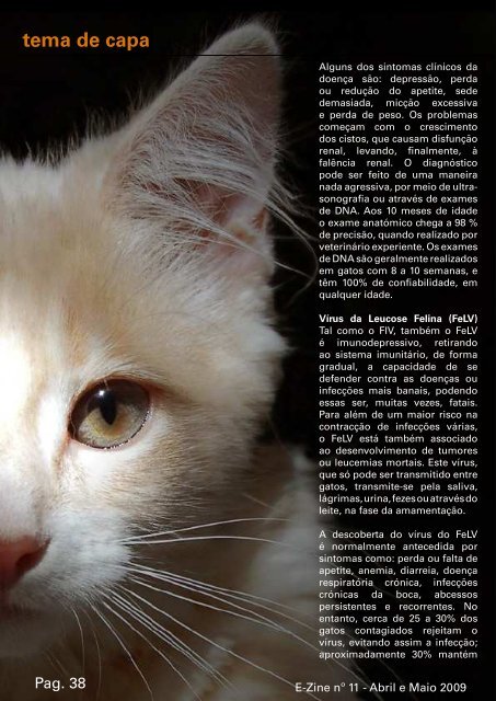 tema de capa - Mundo dos Animais