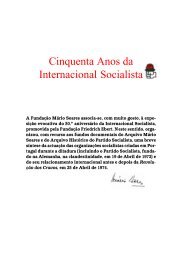 Cinquenta Anos da Internacional Socialista - Fundação Mário Soares