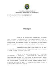 Procedimento Administrativo n - Procuradoria da República em ...