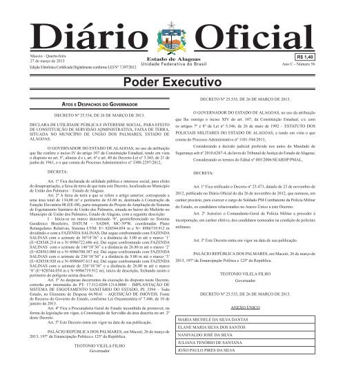 Poder Executivo - Imprensa Oficial - Graciliano Ramos