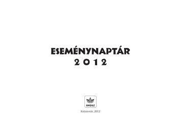 Eseménynaptár 2 0 1 2 - RMDSZ.ro