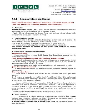 AIE Anemia Infecciosa equina