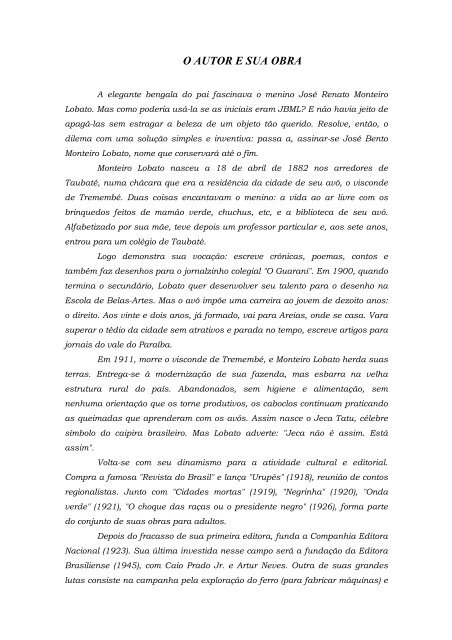 Emília no País da Gramática - MiniWeb Educação