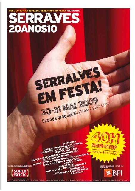 Programação de Serralves em Festa 2009 para Download