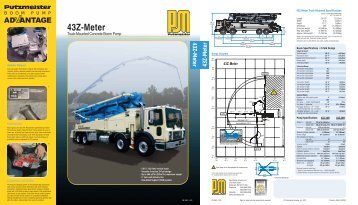 43Z-Meter Truck-Mounted Specifications - Putzmeister America