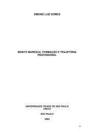 simone luiz gomes benito maresca: formação e trajetória ... - Unicid