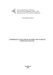 A representação da figura materna nos livros de literatura ... - DFE