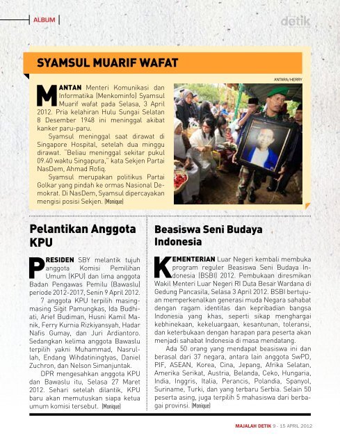 TamaT - Majalah Detik