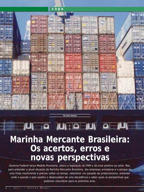 Marinha Mercante Brasileira: Os acertos, erros e ... - Santos Modal