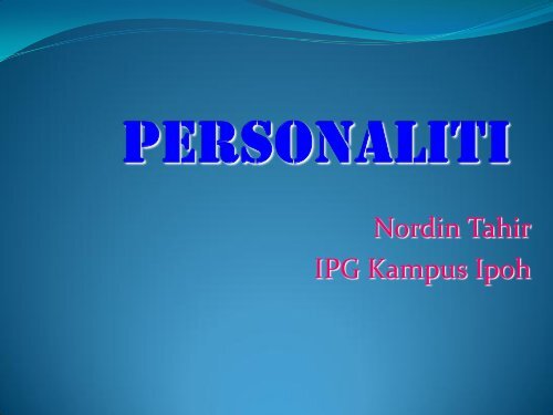 Nordin Tahir IPG Kampus Ipoh - Amaljaya.com