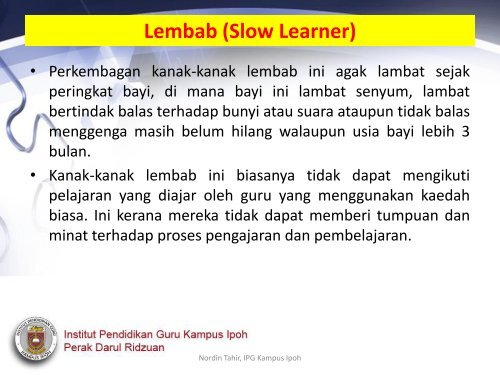 8. Masalah Tingkah Laku - Amaljaya.com