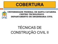 Coberturas - NPC - Universidade Federal de Santa Catarina