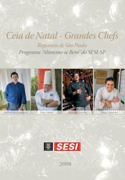 Ceia de Natal - Grandes Chefs - Sesi