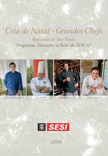 Ceia de Natal - Grandes Chefs - Sesi