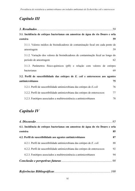 Prevalência de resistência a antimicrobianos em isolados ...