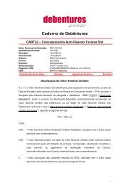 CART22 - Debêntures