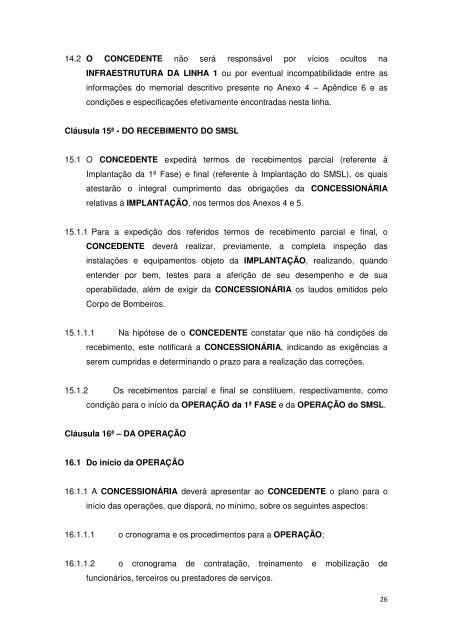 minuta de contrato n.º [**]/2012 contrato de concessão ... - Sedur