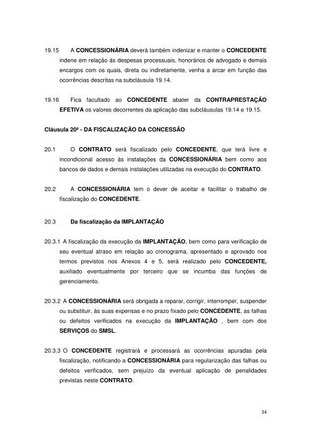 minuta de contrato n.º [**]/2012 contrato de concessão ... - Sedur