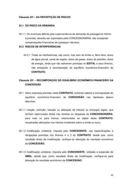 minuta de contrato n.º [**]/2012 contrato de concessão ... - Sedur