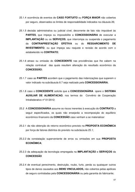 minuta de contrato n.º [**]/2012 contrato de concessão ... - Sedur